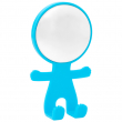 Self Adhesive Blue Cartoon Shape Wall Hook with Printable Insert 58mm