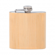 Bamboo Hip Flask for Laser Engraving