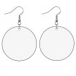Sublimation Leatherette Earrings - Round