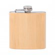 Bamboo Hip Flask for Laser Engraving