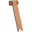 Pied à poser en bois MDF de 15cm - Lot de 10 unités