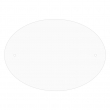 Sublimable Glossy Door Number Plate FRP - Oval - 130x90mm