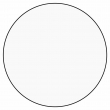 Sublimable MDF3 Door Plate without Holes - Round - Ø100mm