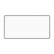 Plaque rectangulaire en aluminium sublimable - 38x76mm