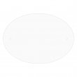 Plaque numéro porte FRP brillant sublimable ovale - 130x90mm