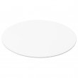 Placa identificativa de plástico ovalado 38 x 76 mm