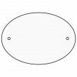 Sublimable MDF3 Door Plate - Oval - 127x90mm
