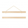 Magnetic Natural Wooden Poster Holder 21cm