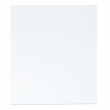 Lámina de aluminio blanca para sublimación rectangular de 27 x 18 cm