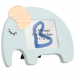 Portafotos elefante infantil 17x13,5cm - Azul