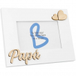 Portafotos madera DM familia corazones - Papá