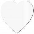 Posavasos de madera para sublimación forma corazón 