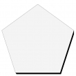 Sublimable MDF Coaster Puzzle Pentagon Series - Pack of 4