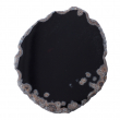 Posavasos para grabado láser de ágata color negro