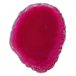 Sous-verre pour gravure laser en agate couleur rose