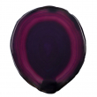 Sous-verre pour gravure laser en agate couleur violette