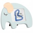 Portafotos elefante infantil 17x13,5cm - Azul