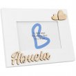 MDF Wood Photo Frame Family Hearts - Abuela