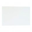 Lámina de aluminio blanca para sublimación rectangular de 26,8 x 17,8 cm