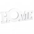 Bloc cadre photo pour sublimation avec texte Home de 30x12cm