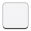 Sublimable Textile Coaster with Rubber Base - Square 9x9cm