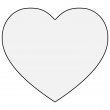 Sublimable MDF3 Wooden Coaster with Cork Base - Heart 10x9.5cm