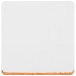 Sous-verres carton sublimable base liège carré 10x10cm - Lot de 6 unités