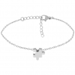 Pulsera medalla puzzle para grabado - Plata