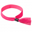 Pulsera de tela sublimable con cierre de seguridad - Rosa