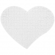 Puzzle de cartón para sublimación forma corazón de 208 piezas