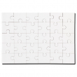 Puzzle en bois sublimable de forme rectangulaire 25x17cm - 30 pièces