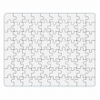 Puzzle rectangular cartón sublimable 80 piezas - 19,5x24,4cm