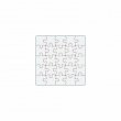 Puzzle carré en carton sublimable 25 pièces - 10,7x10,7cm