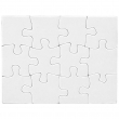 Puzzle de cartón sublimable - 12 piezas - Pack 2 uds