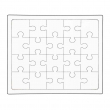 Puzzle en bois MDF3 avec cadre sublimable 20 pièces - 27x33x0,6cm