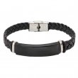 Stainless Steel Bracelet for Engraving - Black/Black