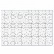 Puzzle rectangulaire en carton sublimable 120 pièces - 20,2x29,3cm