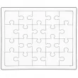 Puzzle 20 piezas con marco de madera DM3 sublimable y base - 30x36x0,6cm