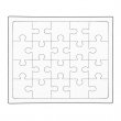 Sublimable Puzzle 20 pieces with wooden frame MDF3 and bas - 27x33x0.6cm