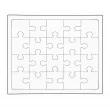 Puzzle 20 piezas con marco de madera DM3 sublimable y base - 27x33x0,6cm
