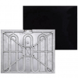 Plato con resistencia para plancha transfer modelo Brildor XH-A2 de 40x50cm