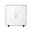 Horloge carrée en ardoise pour sublimation de 27x27cm