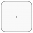 Sublimable MDF3 Wood Square Clock 13x13cm