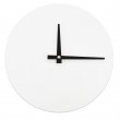Horloge sublimable en aluminium blanc Ø20,6cm
