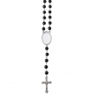 Sublimation black beads rosary