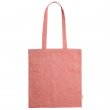 Sac poignées long 100%  coton recyclé rouge