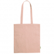 Sac poignées long 100%  coton recyclé rose