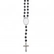 Sublimation black beads rosary