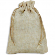 Beige Linen-like Bag 10x14cm