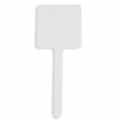 Señal de jardín para sublimación de aluminio blanco forma Cuadrada - 101 x 254 mm